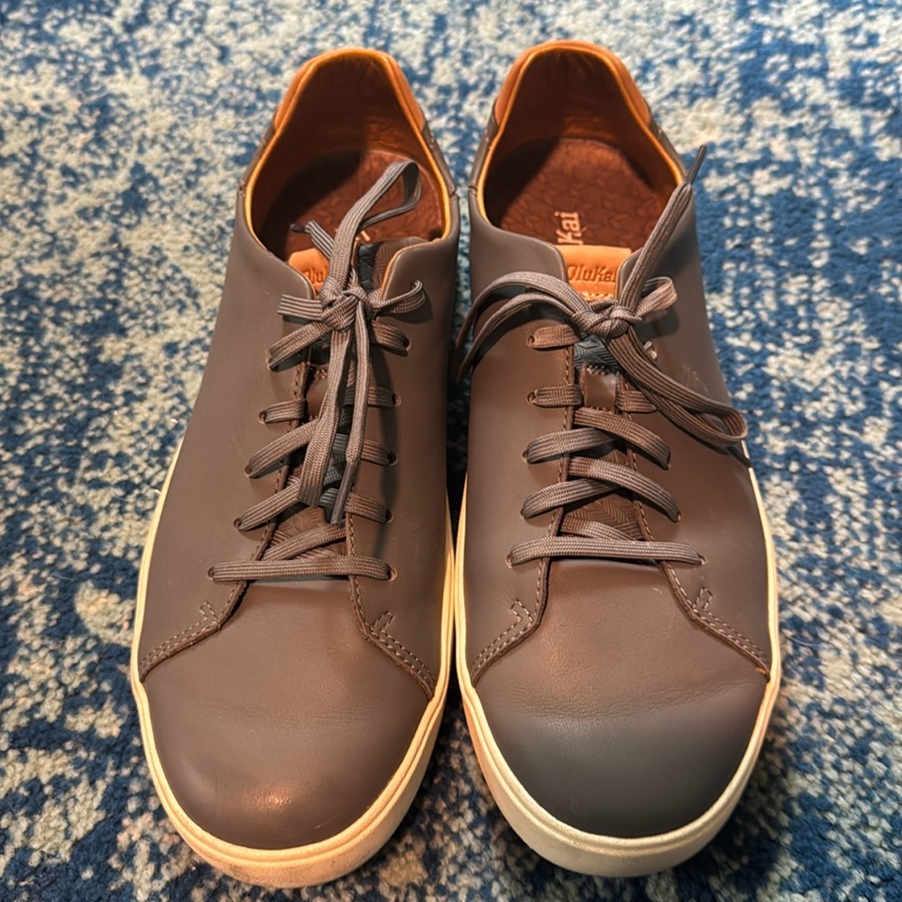 Olukai - Lae‘ahi Lī ‘Ili Men’s Waterproof Leather Sneakers ($140 msrp)